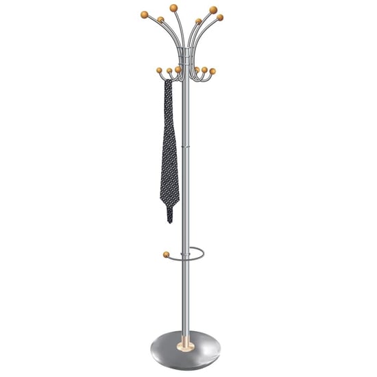 Yucaipa Metal Office Coat Stand In Grey Furniture in Fashion