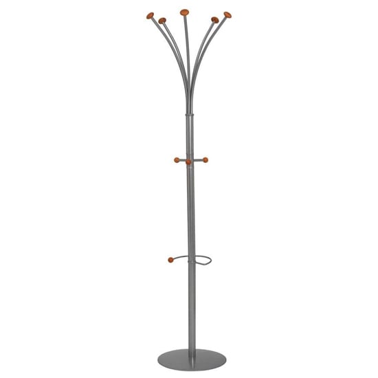 Read more about Yucaipa metal office coat stand in silver