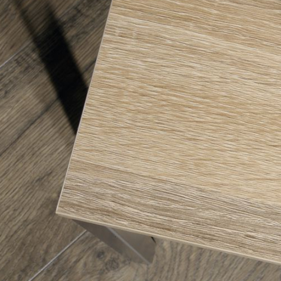 Yuma Industrial Wooden Coffee Table In Charter Oak Furniture in Fashion