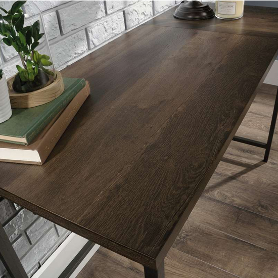 Yuma Industrial Wooden L-Shaped Computer Desk In Smoked Oak_3