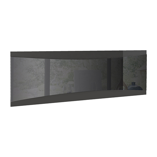 Zaire Wall Mirror With Grey High Gloss Frame_2