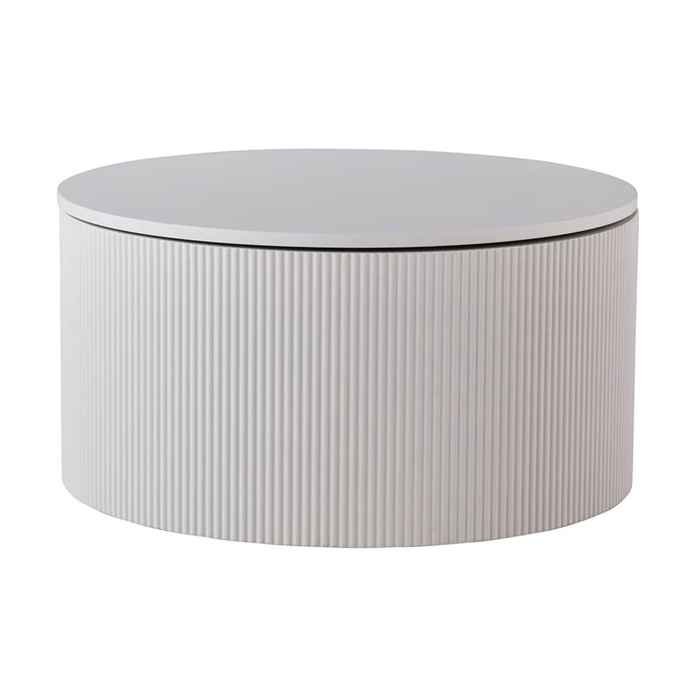 Read more about Zandvoort wooden storage coffee table in stone