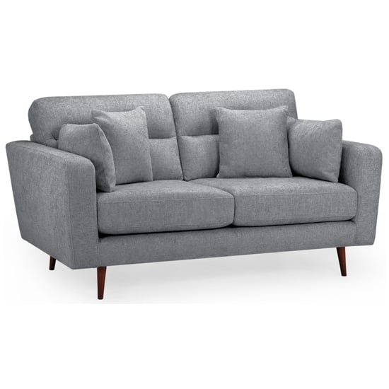 Read more about Zanita fabric 2 seater sofa in grey