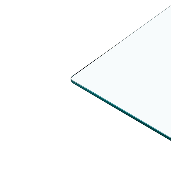 Zanti Clear Glass Dining Table With Grey High Gloss Legs Furniture in