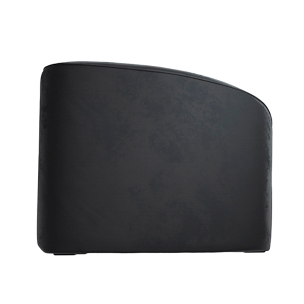 Zapopan Velvet 1 Seater Sofa - Black