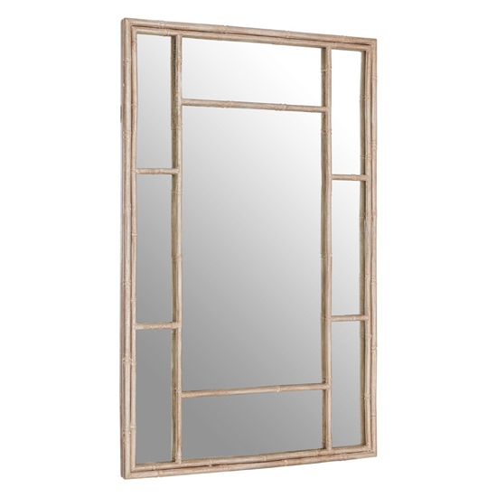Zaria Panelled Wall Bedroom Mirror In Antique Silver Frame