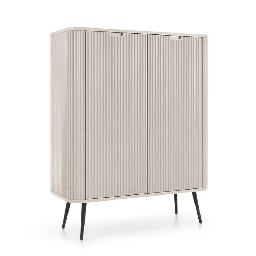 Zebulon Wooden Storage Cabinet With 2 Doors In Cashmere