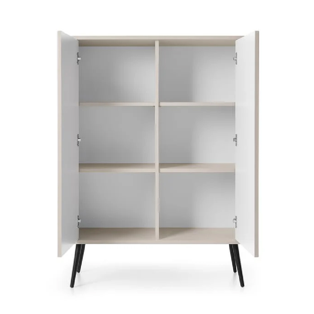 Zebulon Wooden Storage Cabinet With 2 Doors In Cashmere