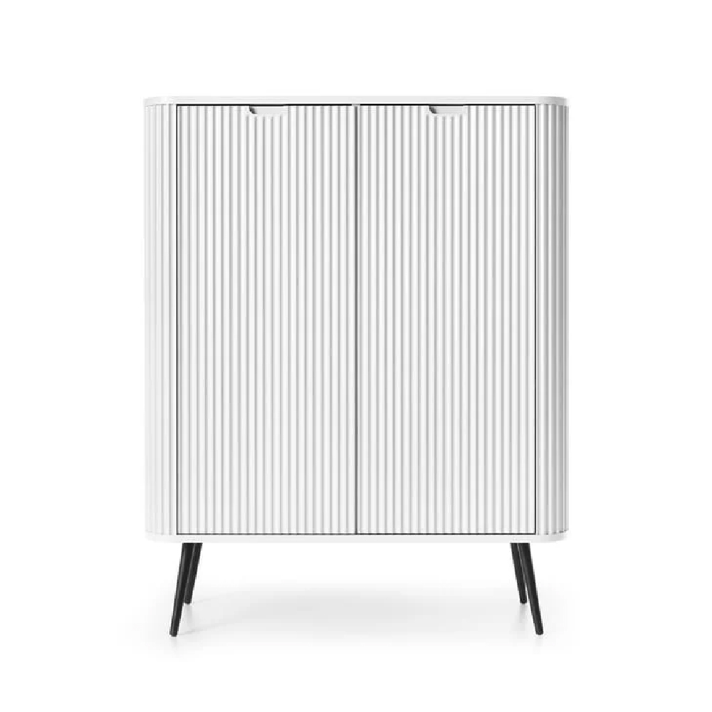 Zebulon Wooden Storage Cabinet With 2 Doors In White