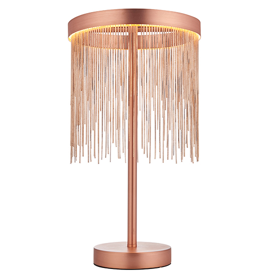 Zelma LED Table Lamp In Brushed And Copper_4