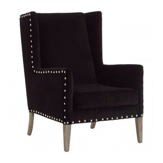 Zensington Fabric Armchair In Black_2