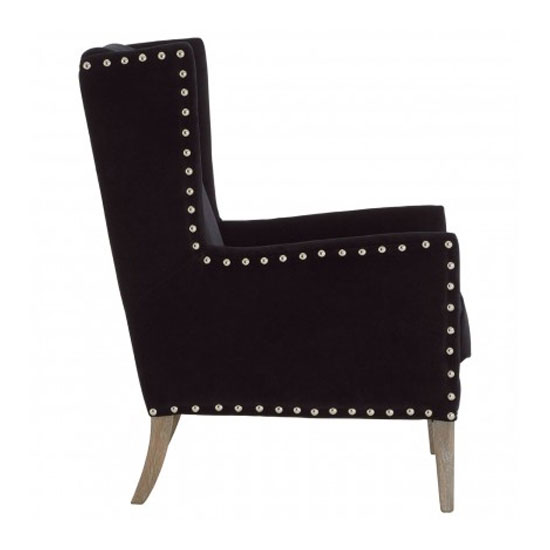 Zensington Fabric Armchair In Black_3