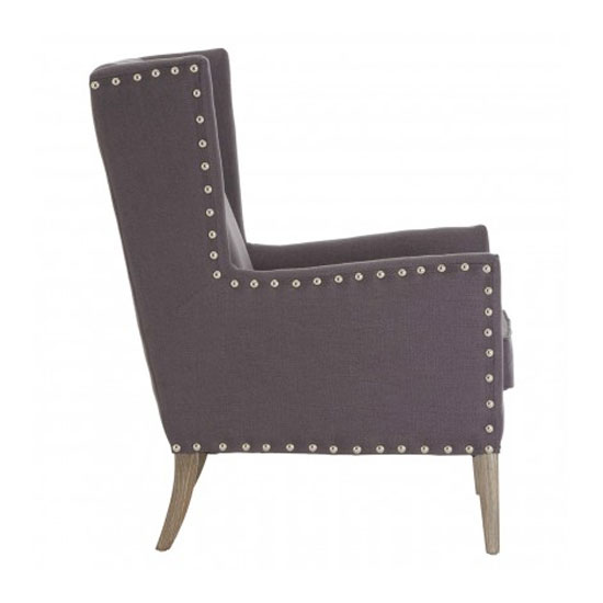 Zensington Fabric Armchair In Gunmetal Grey_3