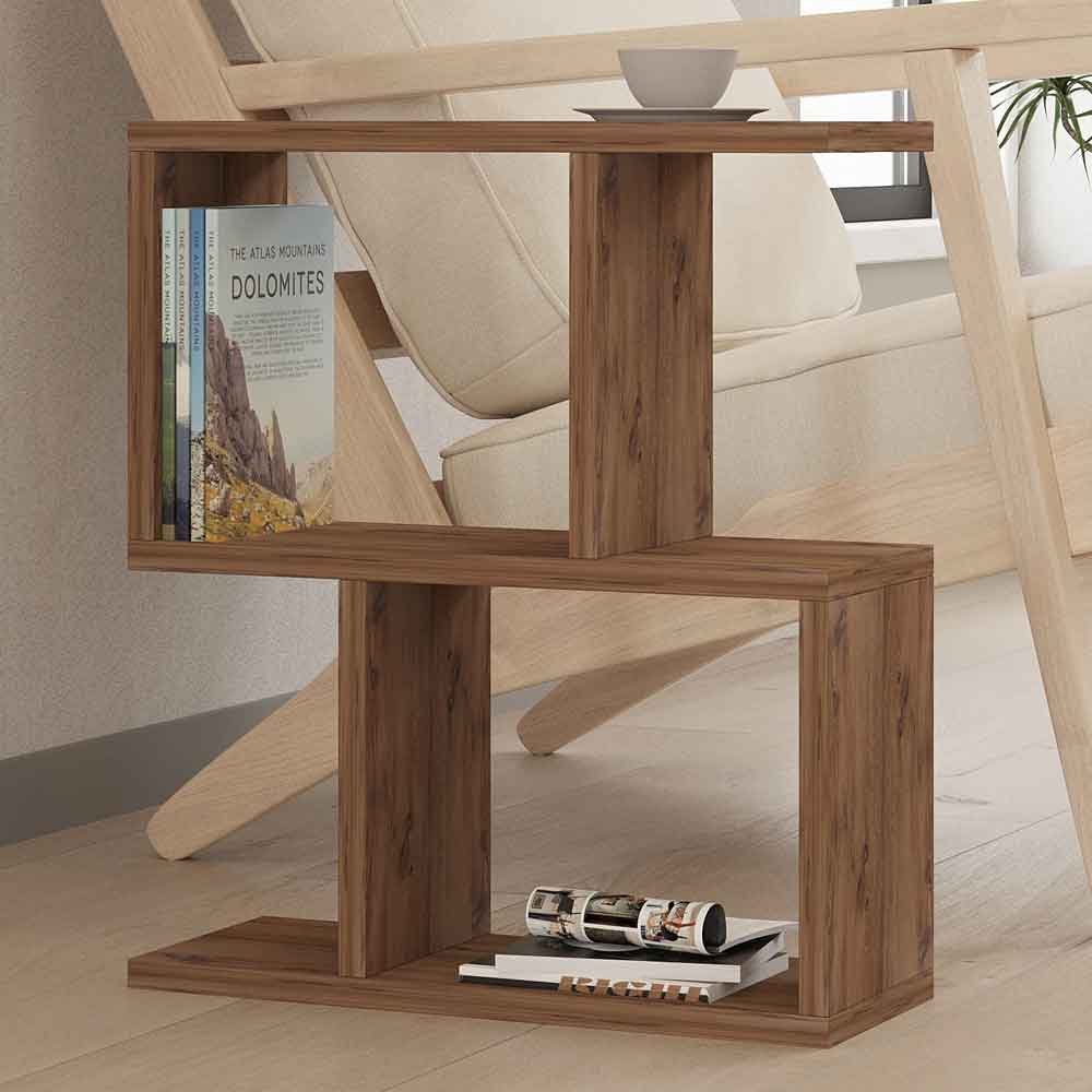zet Wooden Side Table in Atlantic Pine
