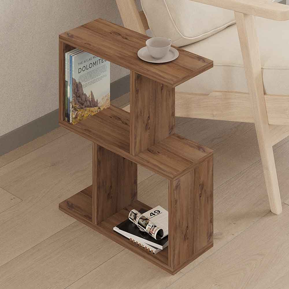 zet Wooden Side Table in Atlantic Pine
