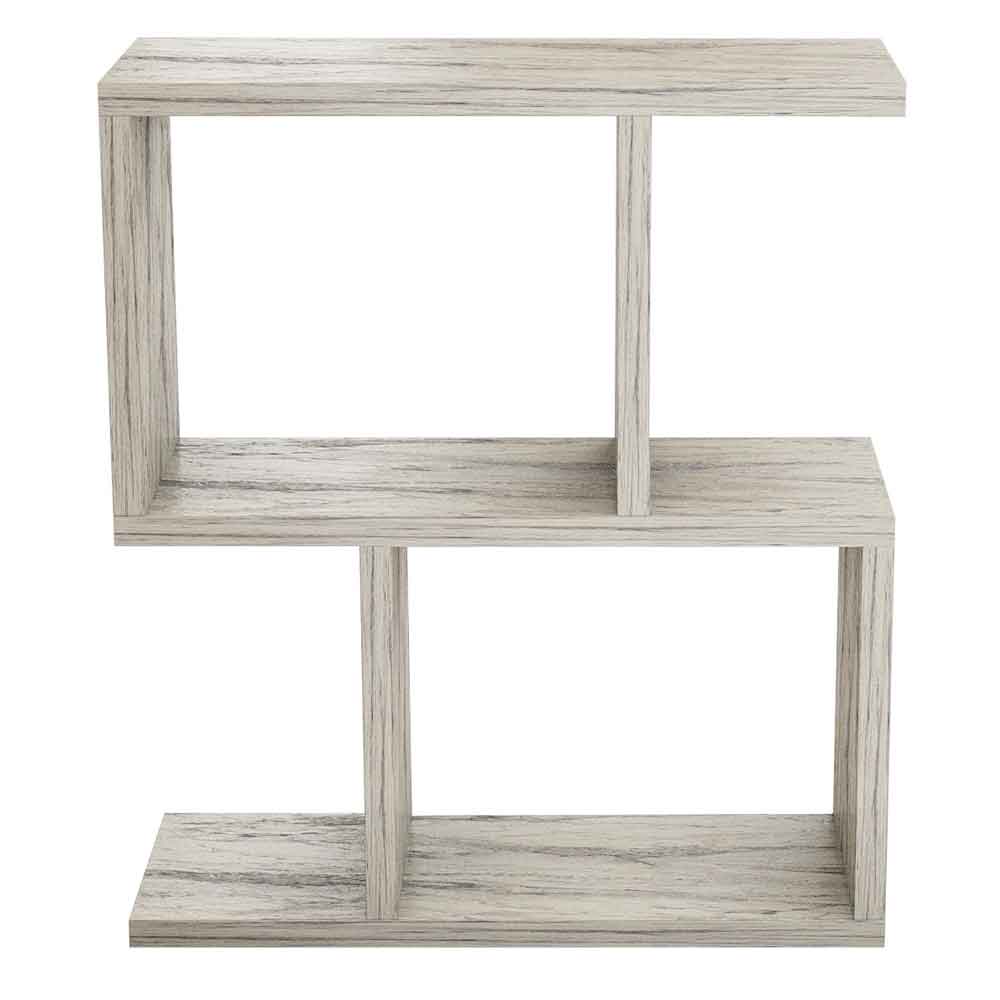 zet Wooden Side Table in Freesia Marble Effect