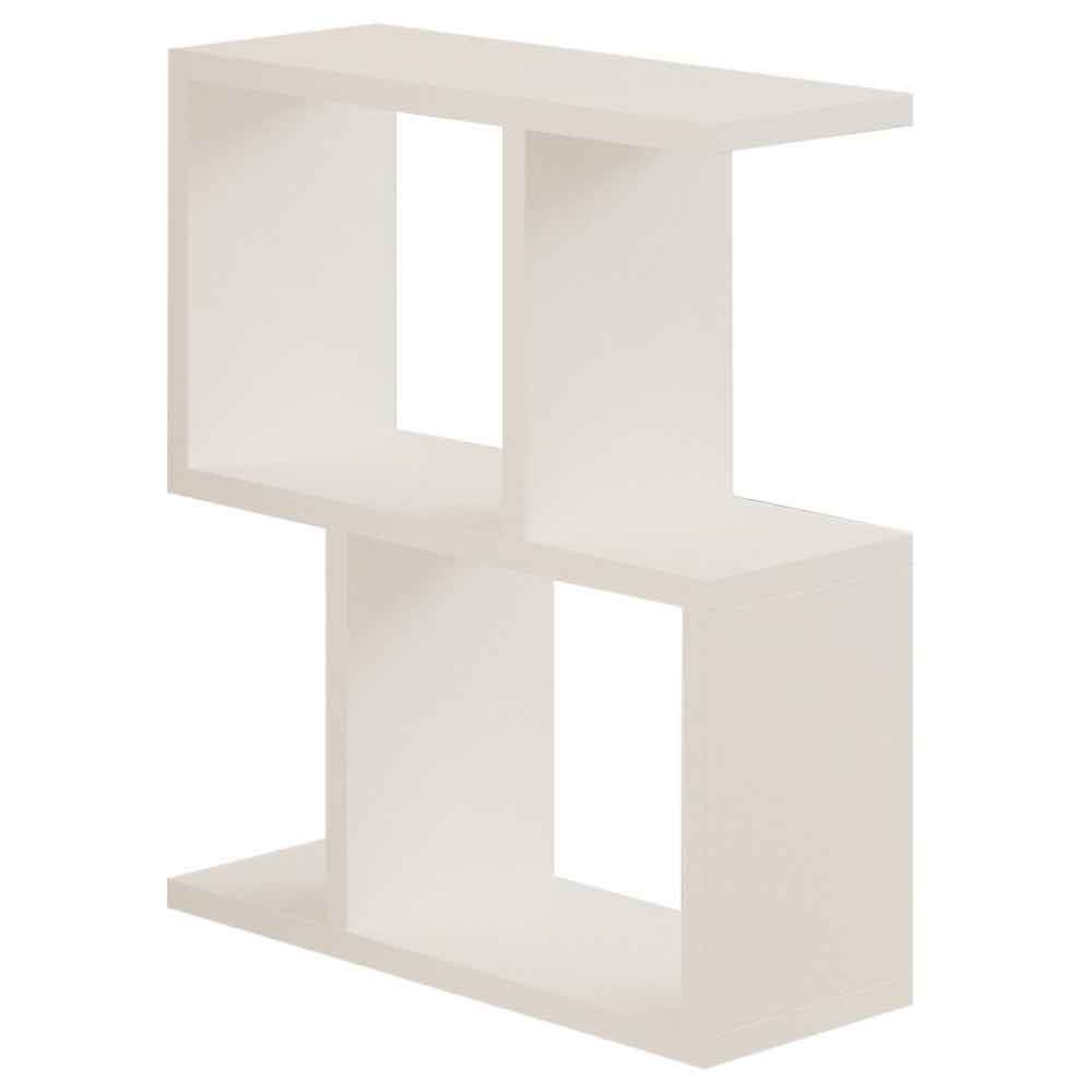zet Wooden Side Table in White