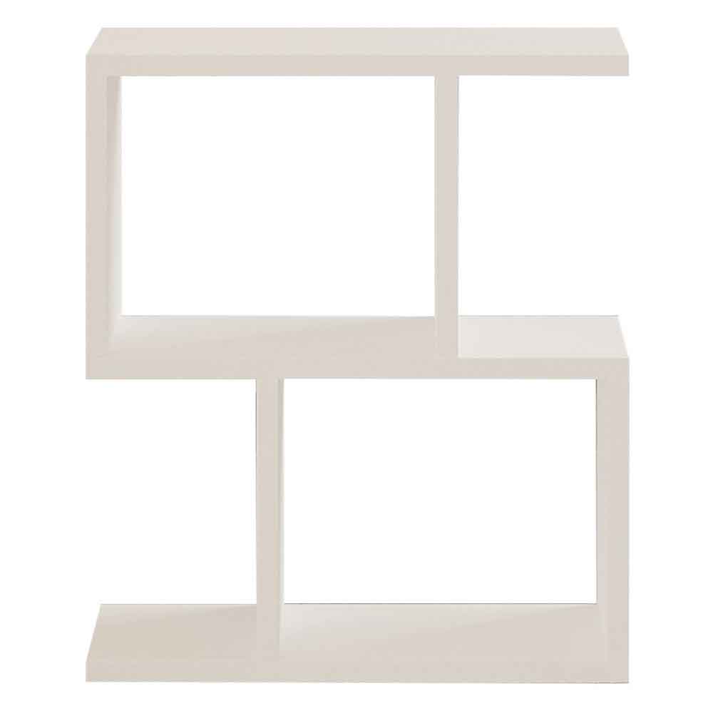 zet Wooden Side Table in White