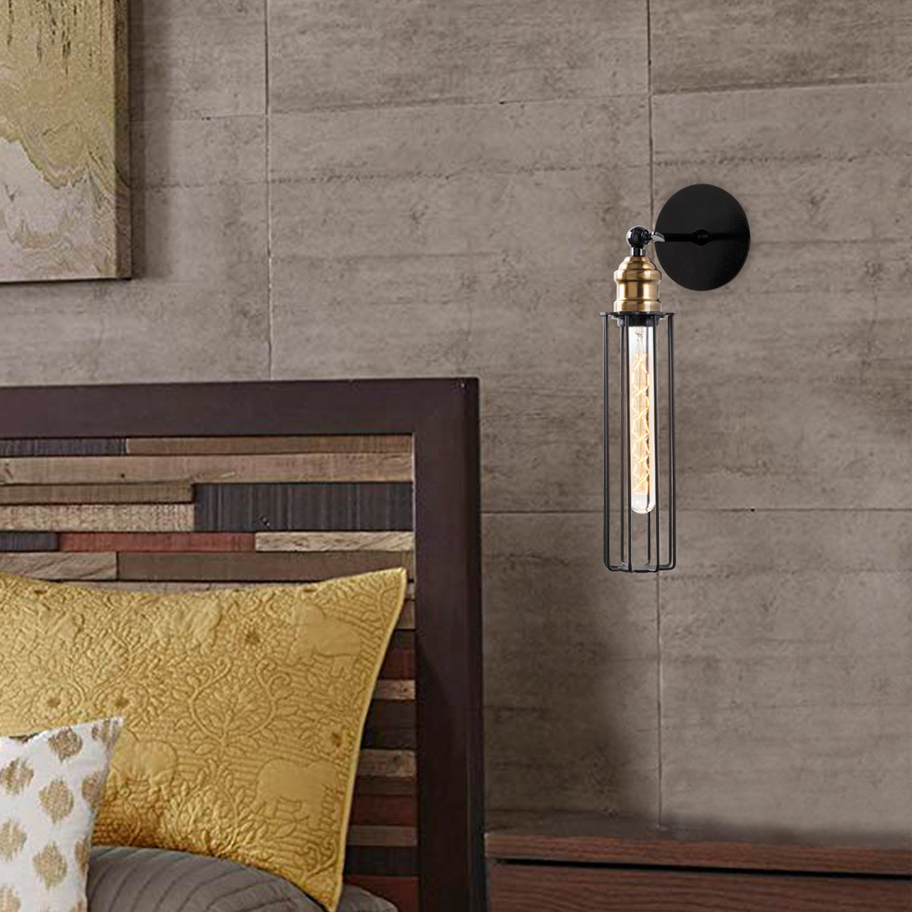 Zumra Metal Wall Light in Black