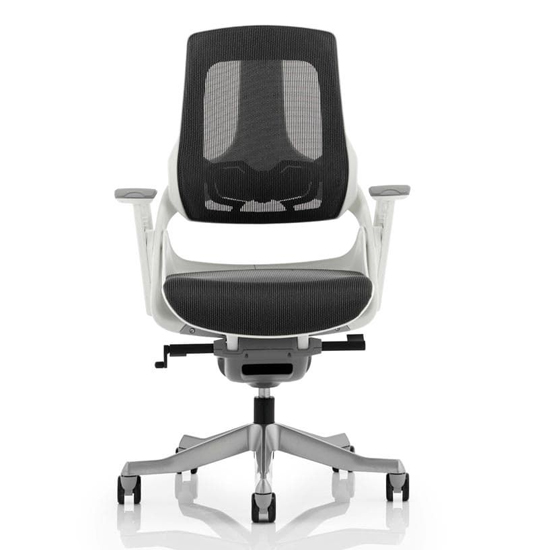 Zure Executive Office Chair In Charcoal With Arms_2