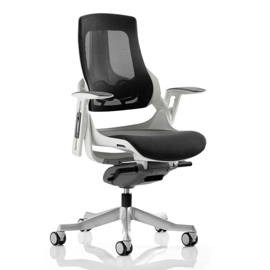 Zure Executive Office Chair In Charcoal With Arms_1