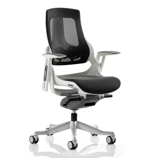 Read more about Zure executive office chair in charcoal with arms