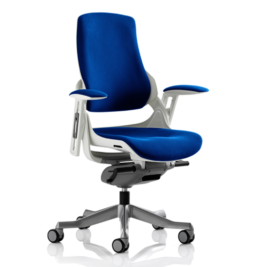 Product photograph of Zure Executive Office Chair In Stevia Blue from Furniture in Fashion