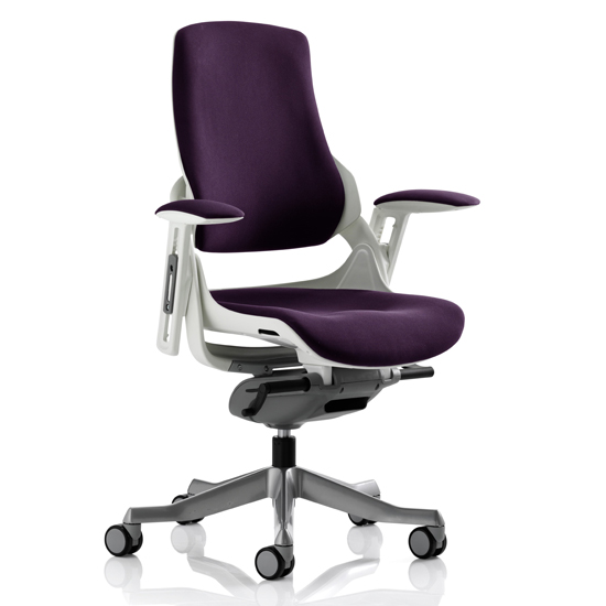 Product photograph of Zure Executive Office Chair In Tansy Purple from Furniture in Fashion