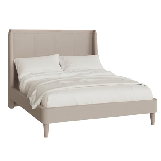 Product photograph of Zurich Wooden King Size Bed In Parisian Cream from Furniture in Fashion