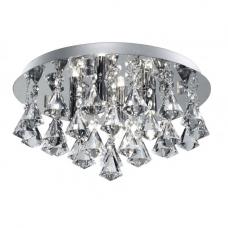 Hanna 4 Lamp Semi Flush Ceiling Light Finished In Chrome - UK