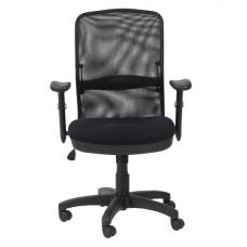 Dion Fabric Home And Office Chair In Black - UK