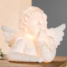 Allston Porcelain Table Lamp In White - UK