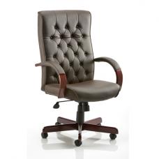 Chesterfield Office Chairs In Brown - UK
