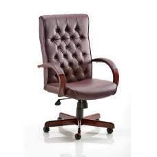 Chesterfield Burgundy Colour Office Chair - UK