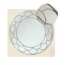 Hollywood Zig Zag Circle Wall Mirror - UK