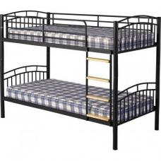 Vanquish 3 Metal Bunk Bed in Black - UK