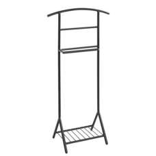 Abbeville Metal Valet Stand In Black - UK