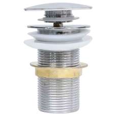 Abbotsford Un-Slotted Pop-Up Basin Waste - Chrome - UK