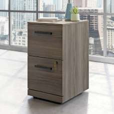 Aberdare Wooden Office Mobile Pedestal 2 Drawers In Hudson Elm - UK