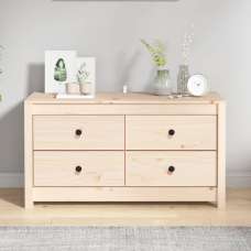 Abilene Wooden Chest Of 4 Drawers In Natural - UK
