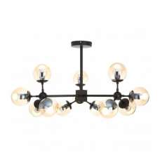 Abita 12 Bulbs Pendant Light In Matte Black - UK