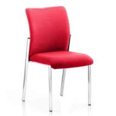 Academy Fabric Back Visitor Chair In Bergamot Cherry No Arms - UK