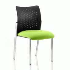 Academy Office Visitor Chair In Myrrh Green No Arms - UK