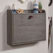 Acapulco Wooden Wall Hung Laptop Desk In Mystic Oak - UK