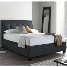Accord Fabric Ottoman Storage Super King Size Bed In Slate - UK
