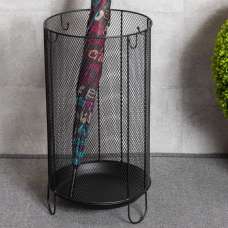Accord Metal Umbrella Stand In Black - UK