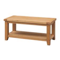 Adriel Wooden Coffee Table In Light Oak - UK