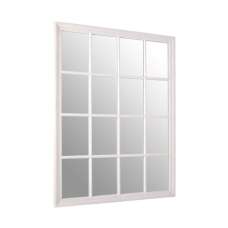 Acroya Wall Bedroom Mirror In Antique White Frame - UK