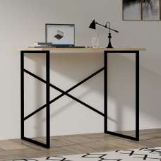 Addis Wooden Laptop Desk in Oak and Black - UK