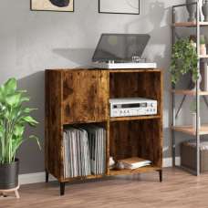 Aero Wooden Shelving Unit In Smoked Oak - UK